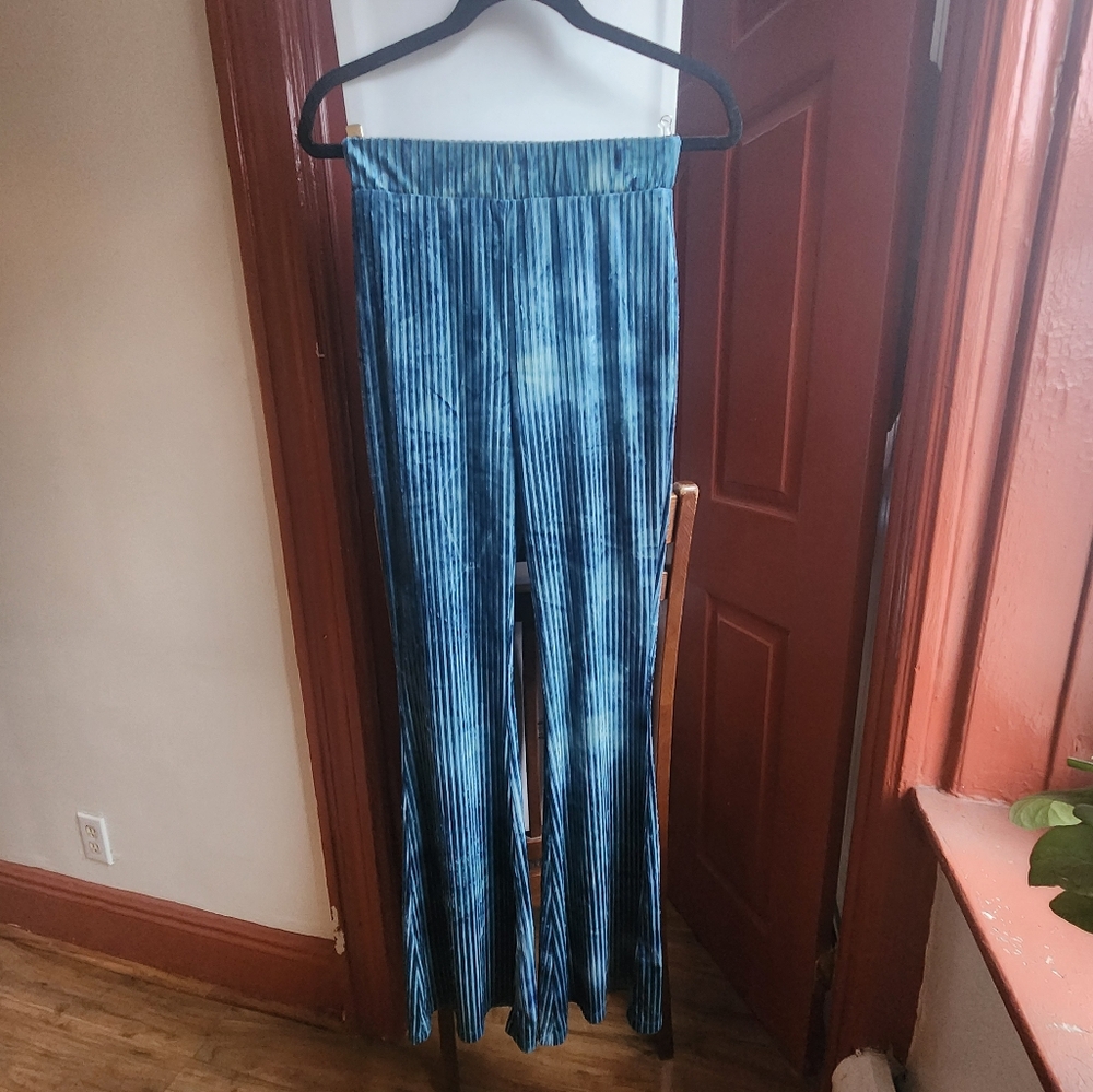 Women's Flare Turquiose Pants